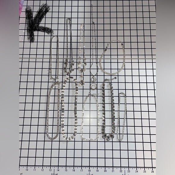 ๐ Rhinestone Necklaces/Chokers Bundle K - Picture 1 of 1